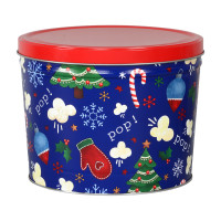 Pop Pop Pop! Popcorn Tin Container Size 15T