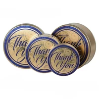Regal Thank You Round Tin Container Size 115 9 7/8" x 1 15/16" (20 pack)