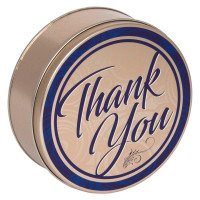 Regal Thank You Round Tin Container Size 5C Regal Thank You Round Tin Container Size 5C