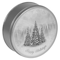 Winter Breeze Round Tin Container Size 5C Winter Breeze Round Tin Container Size 5C