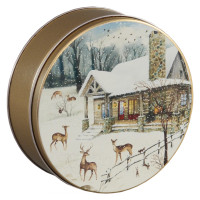 Cabin in the Woods Round Tin Container Size 115 Cabin in the Woods Round Tin Container Size 115