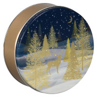 Gilded Forest Round Tin Container Size 1S