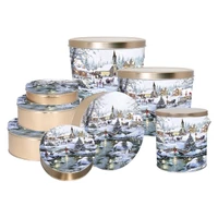 Icy Lights Round Tin Container Size 115 9 7/8" x 1 15/16" (20 pack)