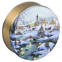 Icy Lights Round Tin Container Size 115 Icy Lights Round Tin Container Size 115