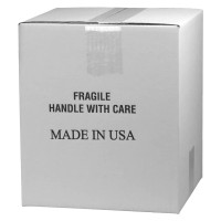 White Individual Mailing Cartons for Popcorn Tin Containers Size 50T