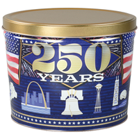 America's 250th Popcorn Tin Container Size 15T (2 gal)