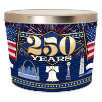 America's 250th Popcorn Tin Container Size 15T (2 gal)