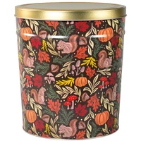 Fall Harvest Popcorn Tin Container Size 25T (3.5 gal)