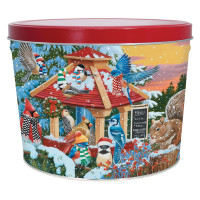 Feathered Friends Popcorn Tin Container Size 15T (2 gal)