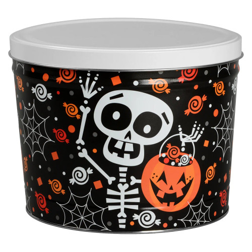 Frightful Fun Popcorn Tin Container Size 15T (2 gal) 10 1/4" x 7 13/16" (12 pack)
