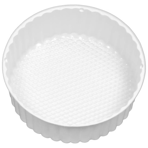 White 1-Cavity Inserts for Size 2C Round Tin Containers (BULK 144 pack)