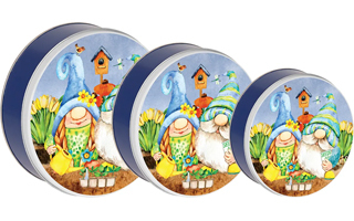 Garden Gnomes Tins