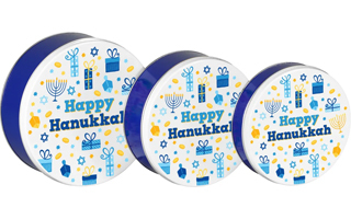 Hanukkah Wishes Tins