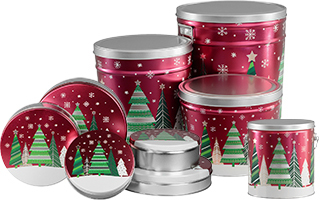 Holiday Trees Tins