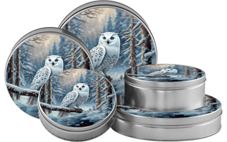 Snow Owl Tins