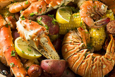 Steamed Lobster Meal