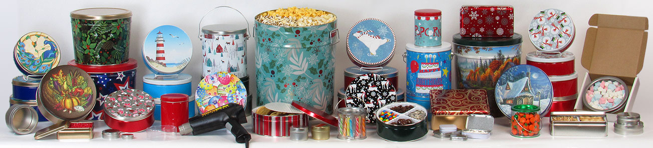 Popcorn Tins: Custom, Decorative Tin Packaging for Your Product