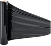 Black Stretch Film Hand Wrap 18 Inch x 1500 Feet x 80 Gauge Feet 4 Rolls