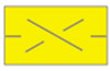GX2212 (YELLOW), 1225 Labels/Roll, 9 Rolls/Sleeve