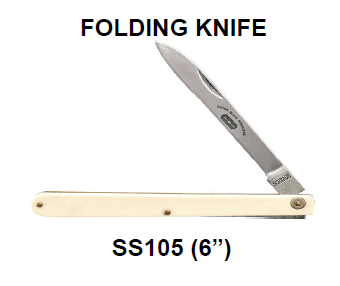 6" Produce Fruit Testing Folding Knife