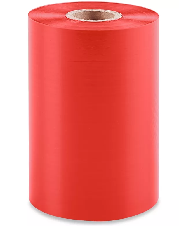 Zebra Wax/Resin Ribbon-4.33" x 1,476' - 200 - Red