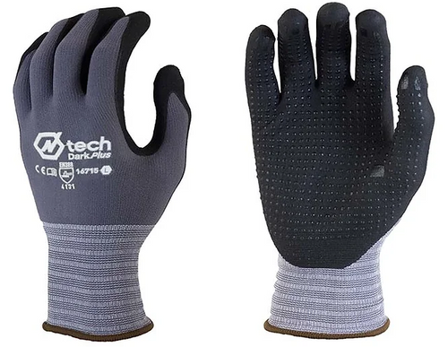Dotted Palm Foam Nitrile Glove - B - Medium