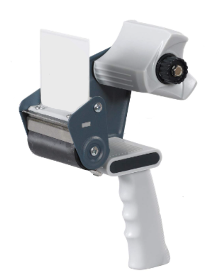 3' Deluxe Tape Dispenser w/ Rubber Roller, 3"