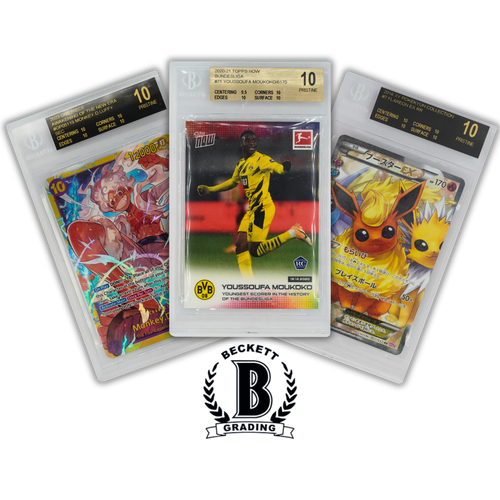 Pokemon Yu-Gi-Oh! OnePiece Lorcana TCG Sport Sammelkarten Verkaufen Bewerten Graden