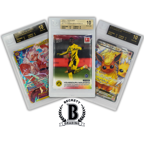 Pokemon Yu-Gi-Oh! OnePiece Lorcana TCG Sport Sammelkarten Verkaufen Bewerten Graden