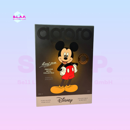 DISNEY MICKEY MOUSE BLINDBOX AGORO 2025 1/2 OZ 999 SILVER OR 1/2 OZ 9999 GOLD