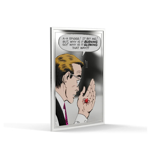 Marvel – The Bite That  Changed Everything AGORO  1oz pure Silver Coin /1000