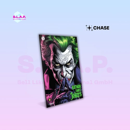 DC AGORO BATMAN THREE JOKERS - THE CRIMINAL 1OZ 999 SILVER WITH CHASE