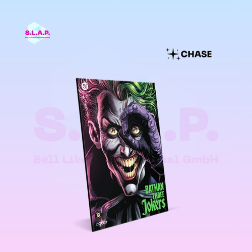 DC AGORO BATMAN THREE JOKERS - THE COMEDIAN 1OZ 999 SILVER OR CHASE