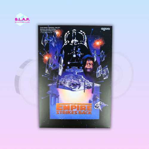 Star Wars™ Trilogy Poster The Empire Strikes Back Agoro 1oz Silver Foil /1000