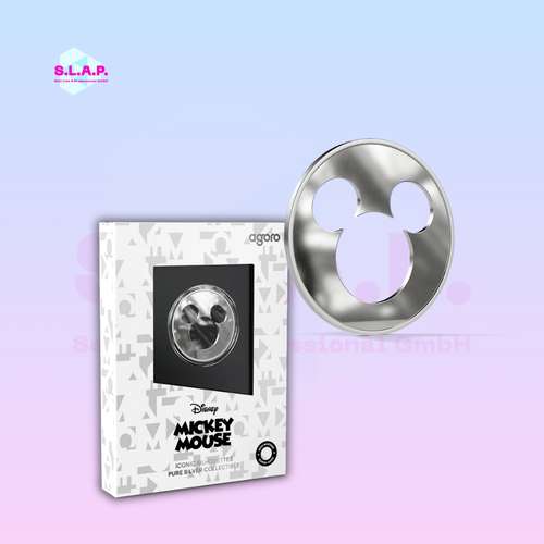 MICKEY MOUSE ICONIC SILHOUETTES AGORO 1/2oz SILVER LIMITED /5000