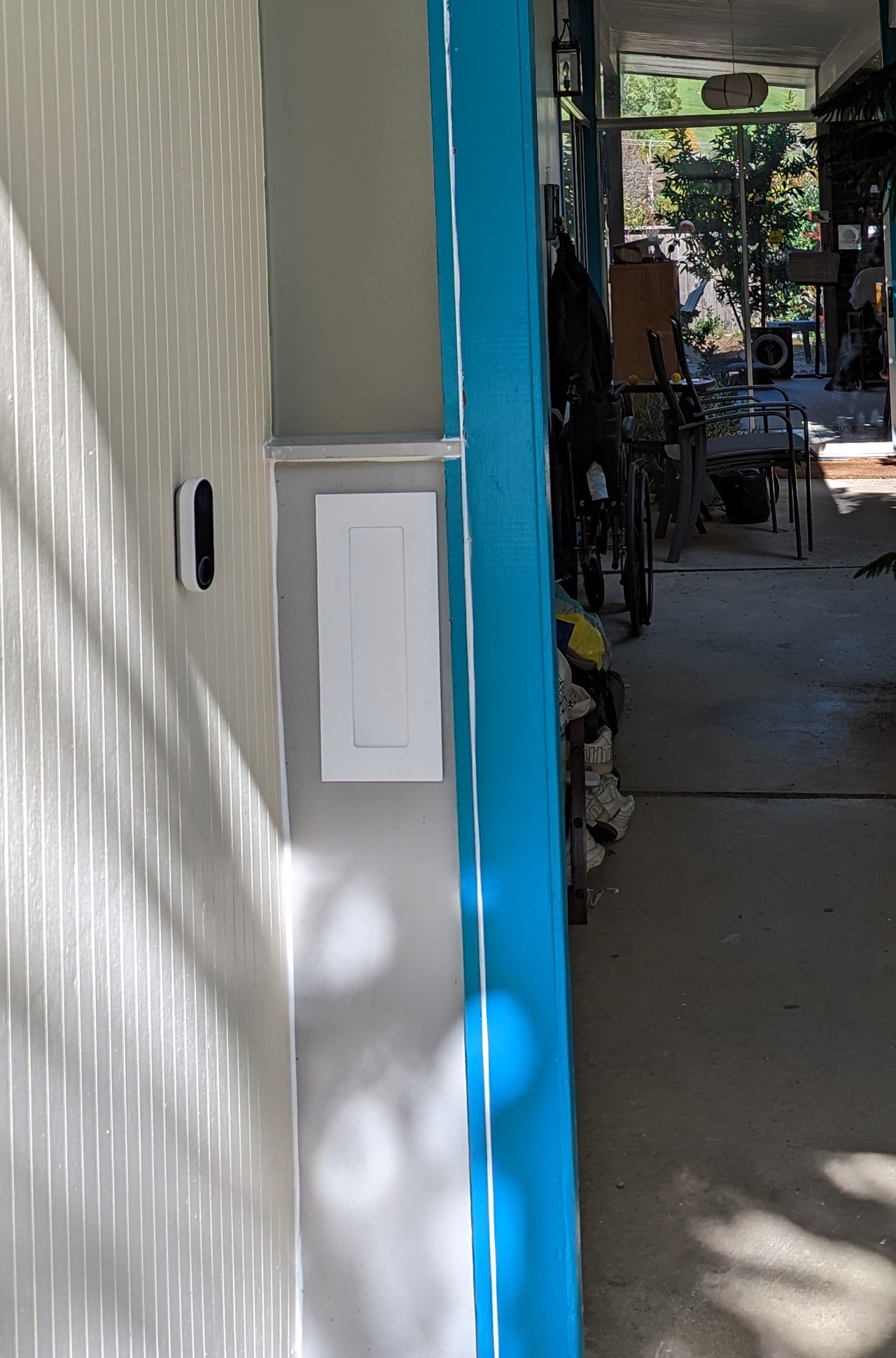 Mail Drop Through Wall Vertical