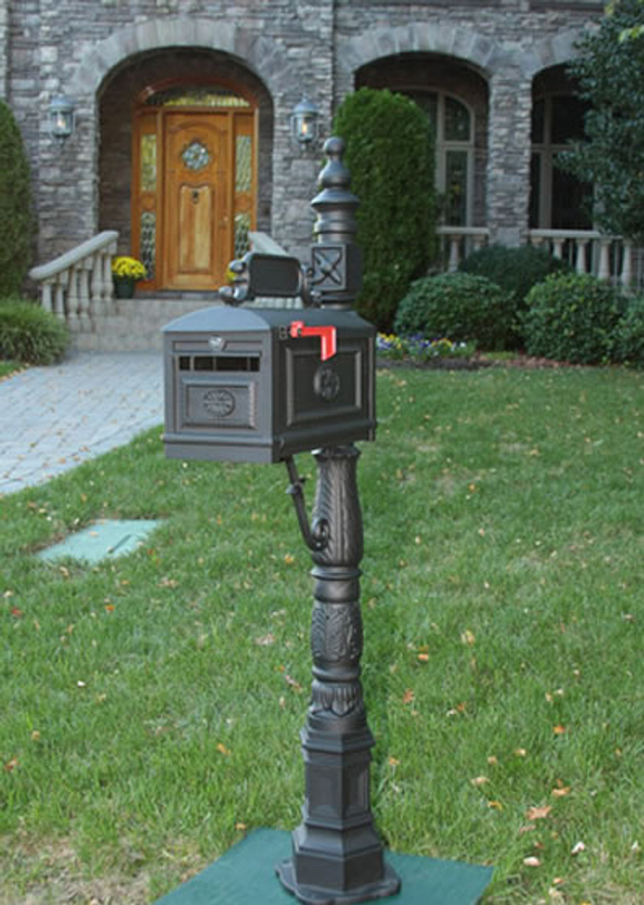 locking mailbox pillar