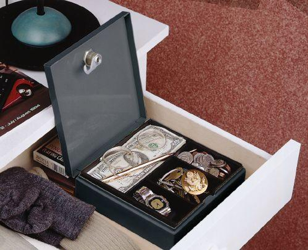 Locking Drawer Safe Wall Safes and Lock Boxes