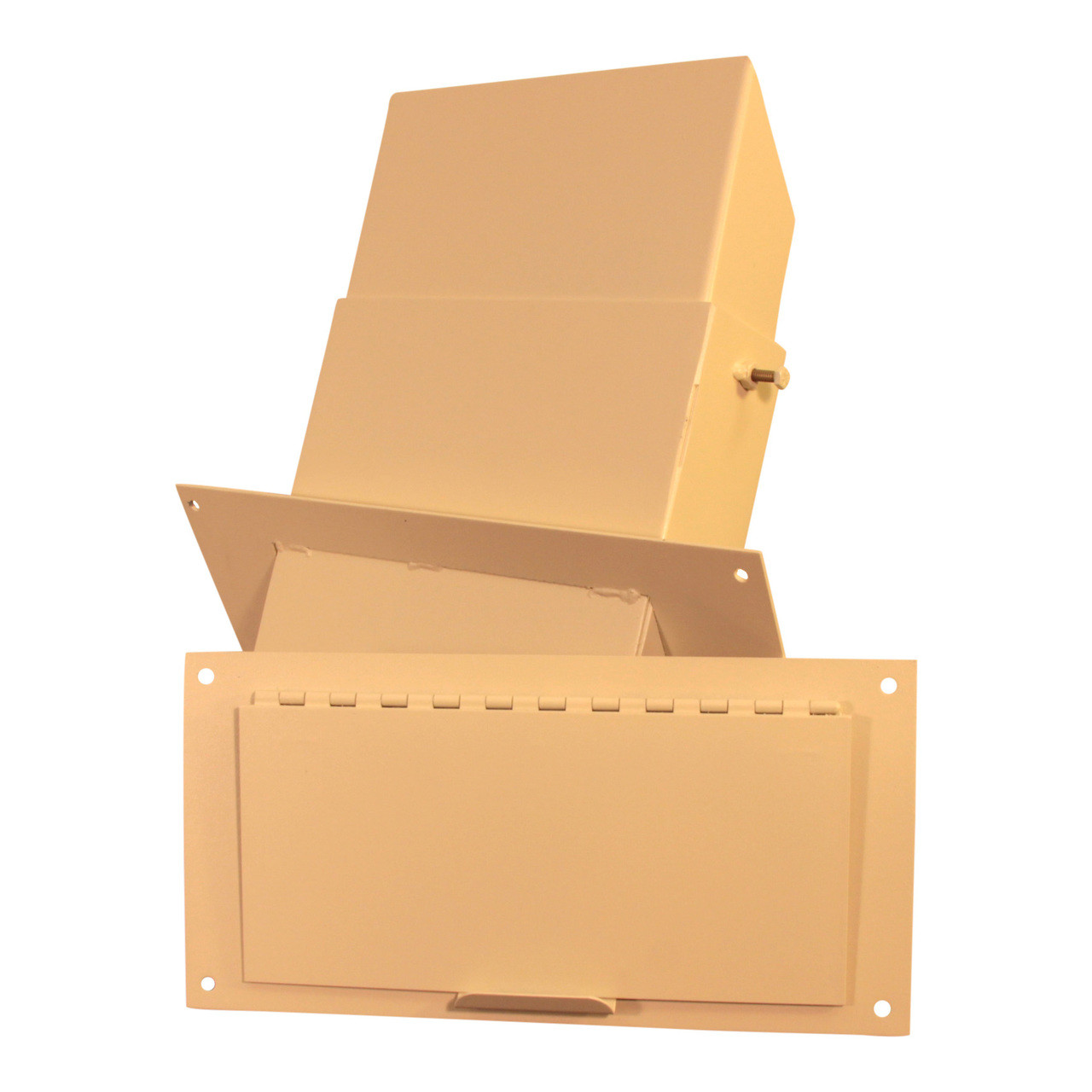 Adjustable Through the Wall Mail Drop Slot Locking Security Mailbox