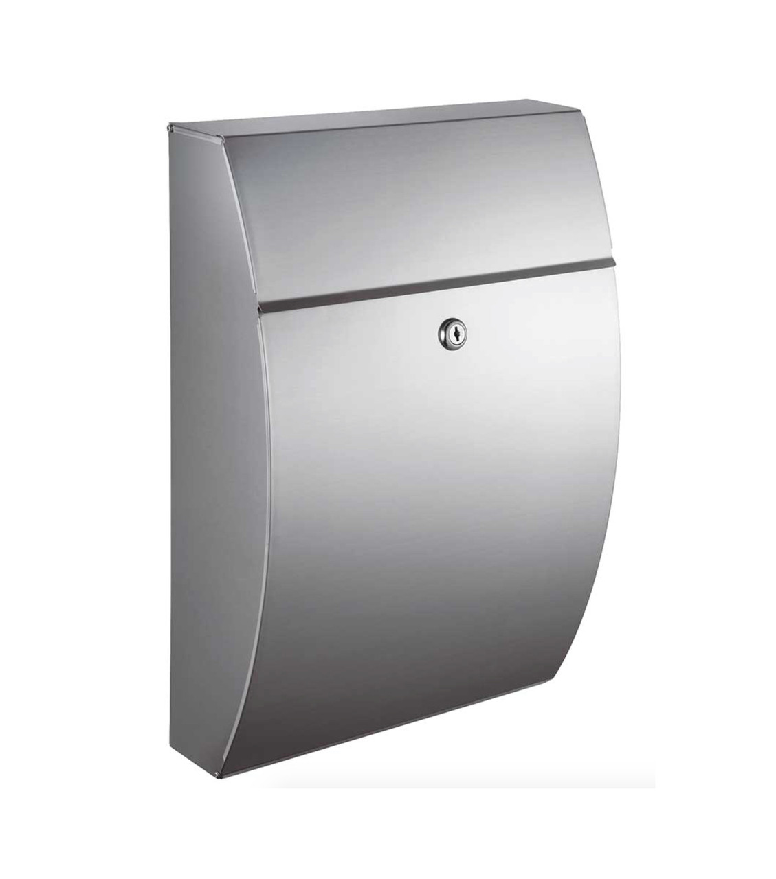 Stainless Steel Modern Wall Mounted Locking Mailbox