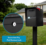 Column Locking Mailbox (Brick or Stone Enclosures)