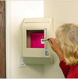 Corner Wall Locking Envelope Drop Box