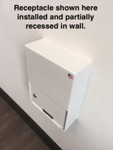 Locking Through The Wall Drop Box  installed