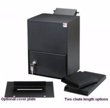 Locking Through The Wall Drop Box  black