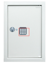 Digital Key Pad Wall Safe with Shelves