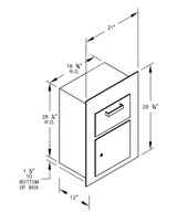 Wall Collection Drop Dimensions