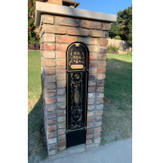 Brick Column Decorative Locking Package Mailbox