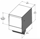 Through Wall Package Drop Dimensions