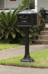 Victorian Locking Mailbox  Street View