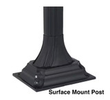 Victorian Locking Mailbox  Surface Mount Post